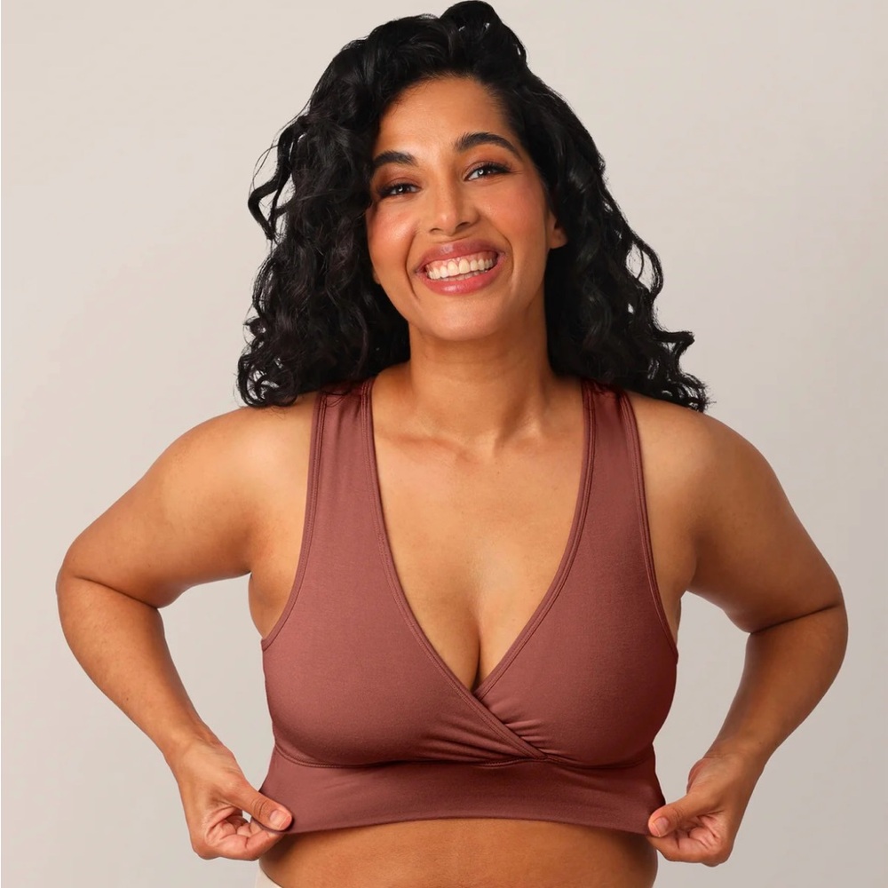 NWOT Kindred Bravely French Terry Racerback Nursing & Sleep Bra